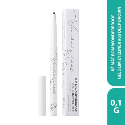 BOM Wonderproof Gel Slim Eyeliner 0.1g .#03 Deep Brown