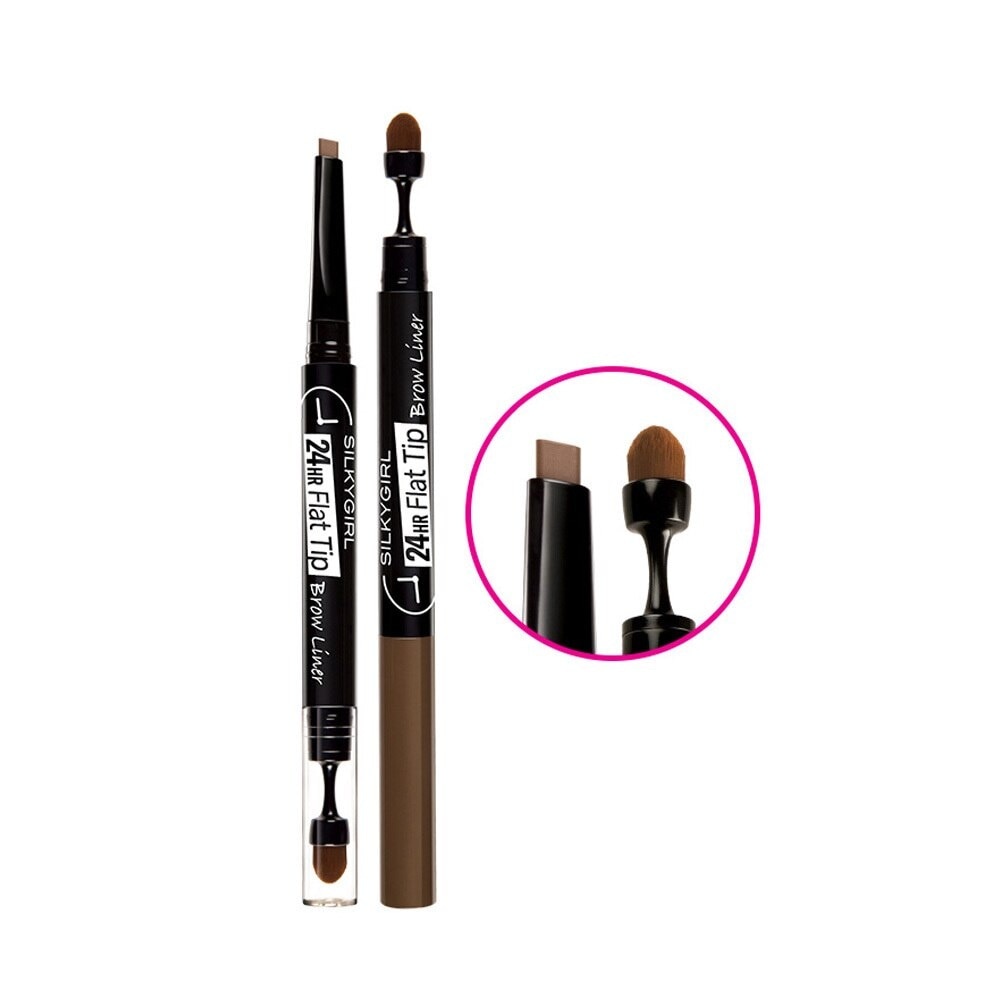 24H Flat Tip Brow Liner 0.15g .#01 Natural Brown