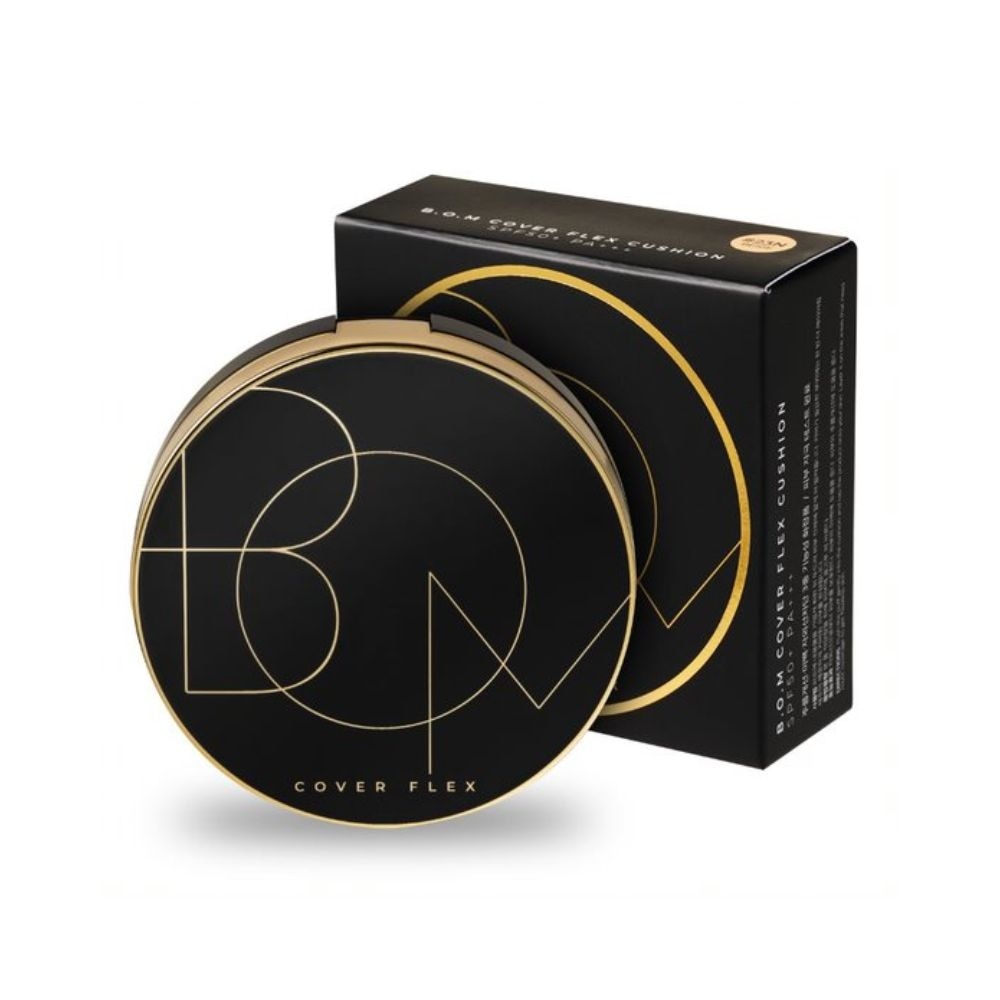Phấn Nước Đa Năng BOM Che Mọi Khuyết Điểm Cover Flex Cushion SPF50+ 15g .#21N Ivory Màu Trắng Ngà