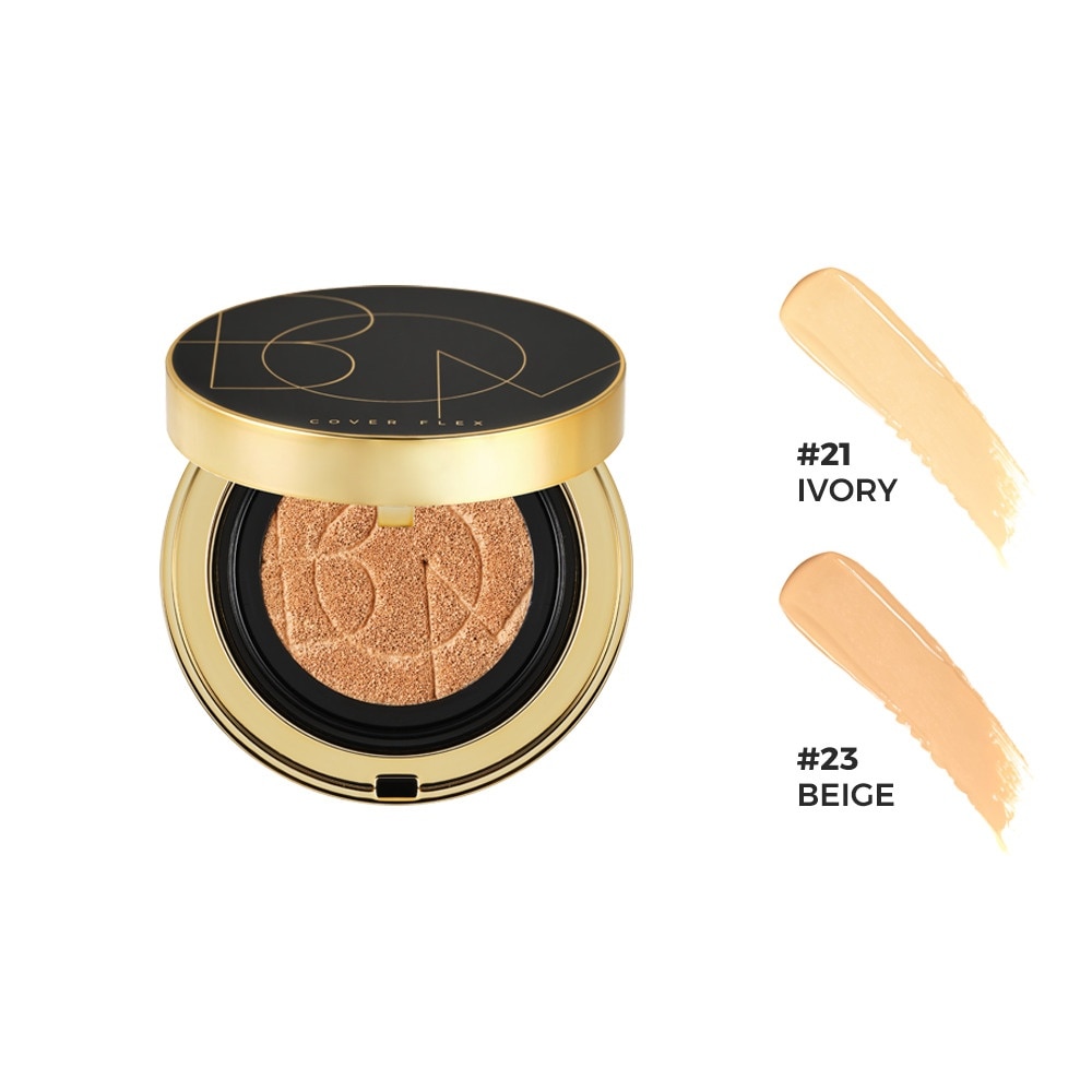 Phấn Nước Đa Năng BOM Che Mọi Khuyết Điểm Cover Flex Cushion SPF50+ 15g .#21N Ivory Màu Trắng Ngà
