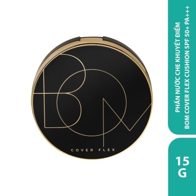 BOM Phấn Nước Đa Năng BOM Che Mọi Khuyết Điểm Cover Flex Cushion SPF50+ 15g .#23N Beige Màu Be