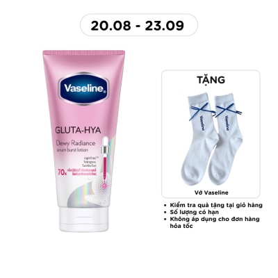 VASELINE - Serum Dưỡng Thể Vaseline Healthy Bright Gluta Hya Burst Lotion Dewy Radiance 300ml image