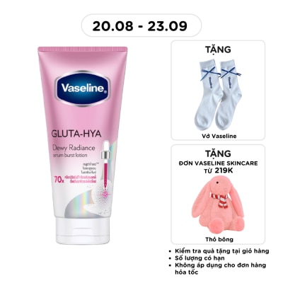 VASELINE - Serum Dưỡng Thể Vaseline Healthy Bright Gluta Hya Burst Lotion Dewy Radiance 300ml image