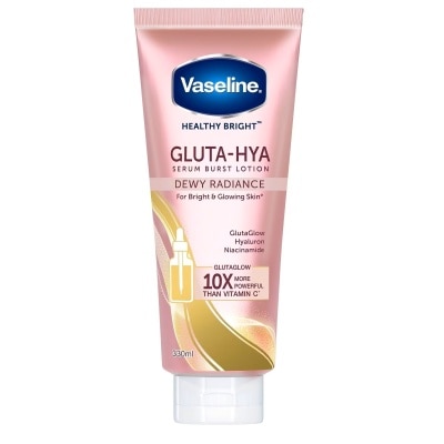 VASELINE Serum Dưỡng Thể Vaseline Healthy Bright Gluta Hya Burst Lotion Dewy Radiance 330ml