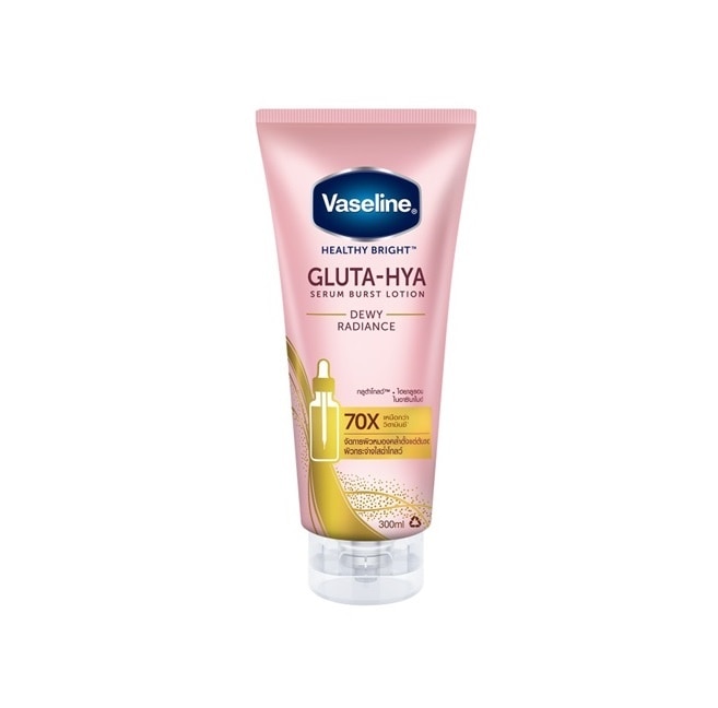 Serum Dưỡng Thể Vaseline Healthy Bright Gluta Hya Burst Lotion Dewy Radiance 300ml