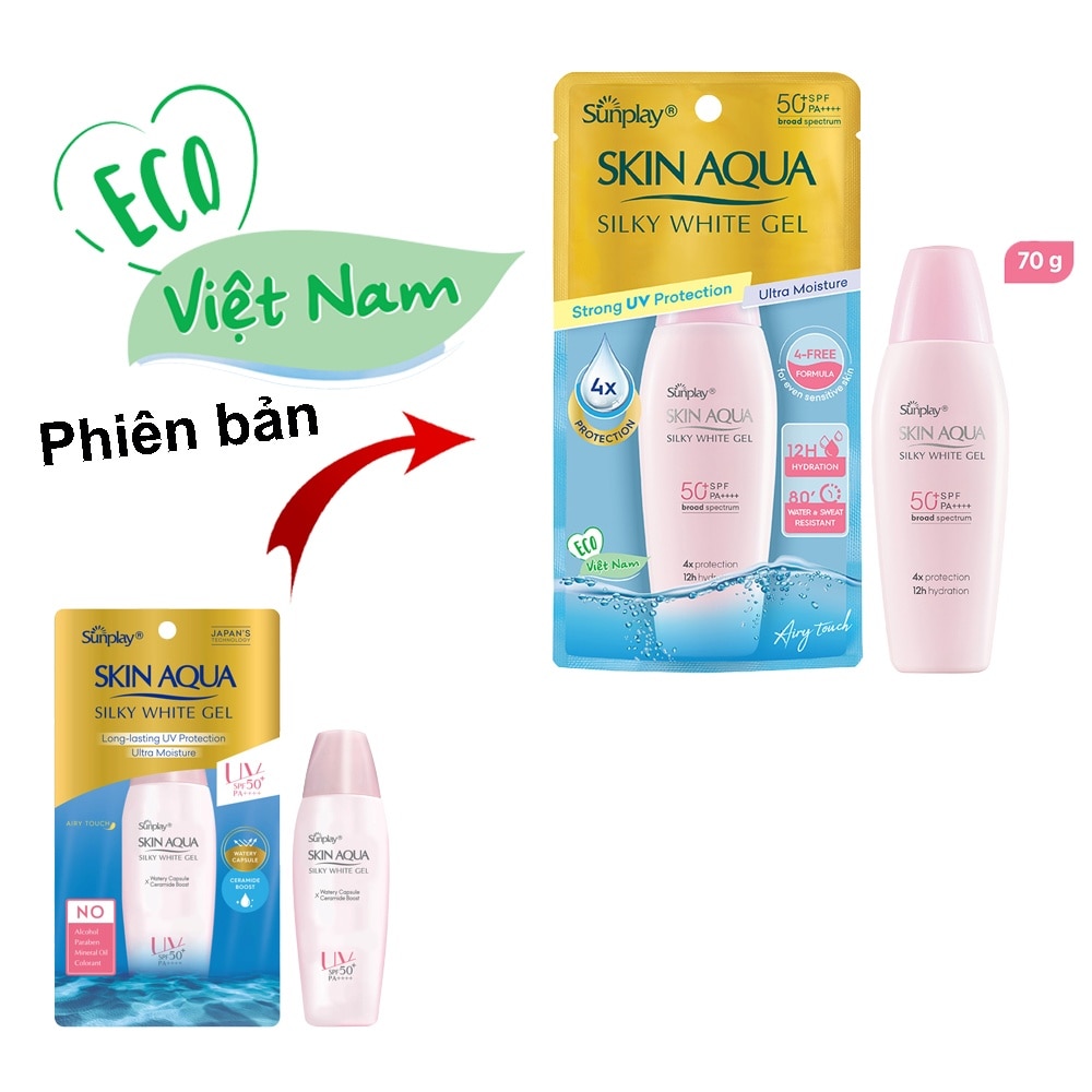 Gel Chống Nắng Sunplay Skin Aqua Dưỡng Da Trắng Mịn 70g