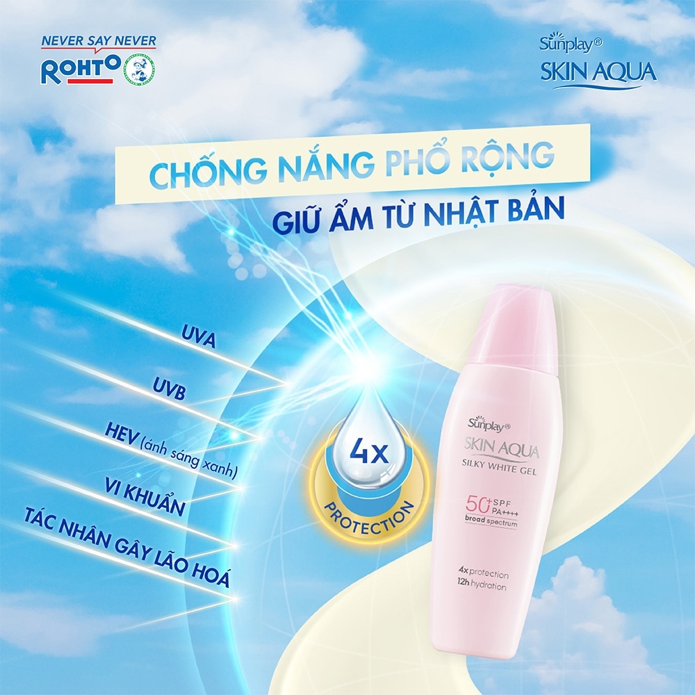 Gel Chống Nắng Sunplay Skin Aqua Dưỡng Da Trắng Mịn 70g