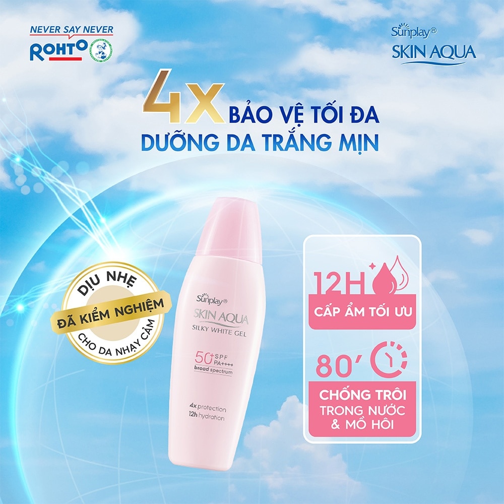 Gel Chống Nắng Sunplay Skin Aqua Dưỡng Da Trắng Mịn 70g