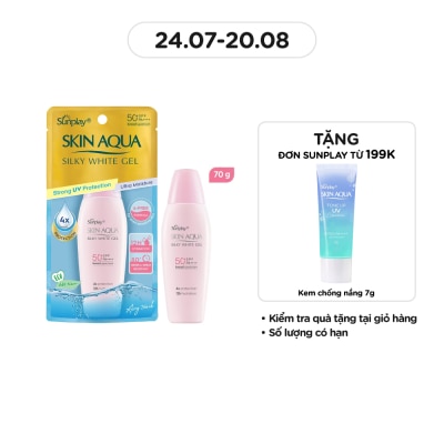 SUNPLAY Gel Chống Nắng Sunplay Skin Aqua Dưỡng Da Trắng Mịn 70g
