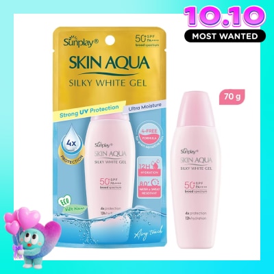 SUNPLAY Gel Chống Nắng Sunplay Skin Aqua Dưỡng Da Trắng Mịn 70g image