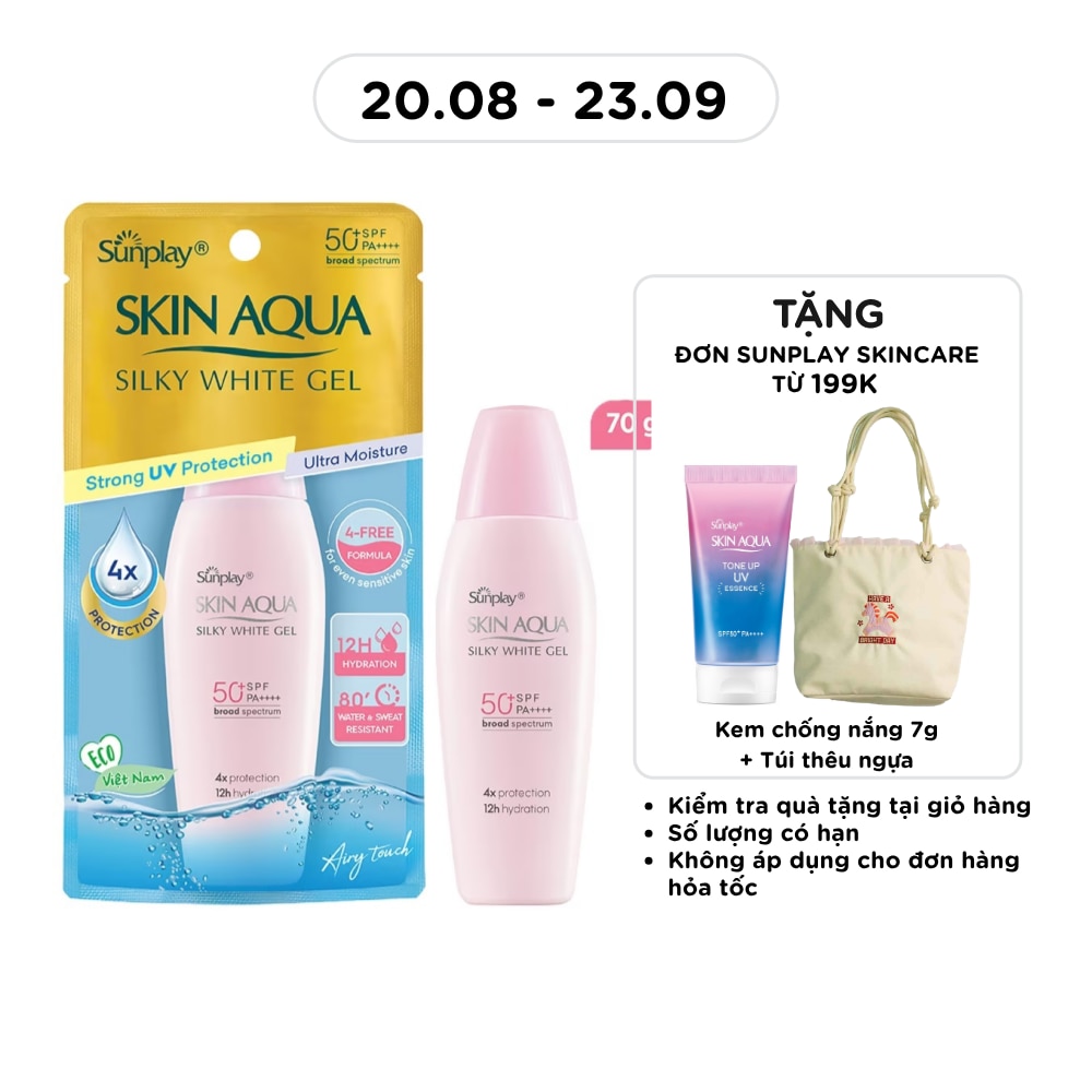 Skin Aqua Silky White Gel SPF 50+ PA++++ 70g image