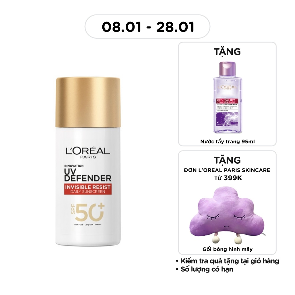 Dưỡng Chất Chống Nắng L'Oreal Paris Uv Defender Serum Protector Invisible Fluid 50ml