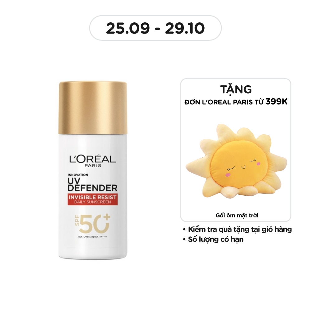 Dưỡng Chất Chống Nắng L'Oreal Paris Uv Defender Serum Protector Invisible Fluid 50ml