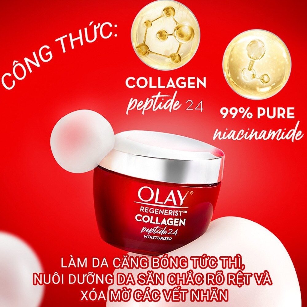 Kem Dưỡng Olay Tái Tạo Da Collagen Peptide 24 50g