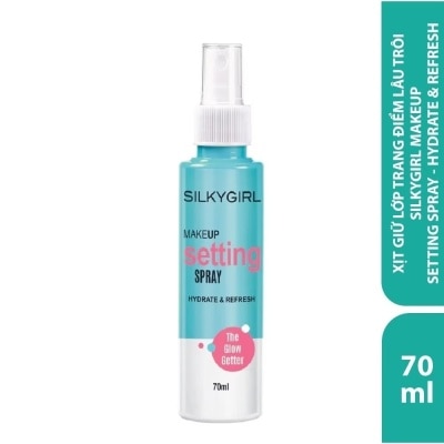 SILKYGIRL Xịt Giữ Lớp Trang Điểm Silkygirl Hydrate & Refresh 70ml