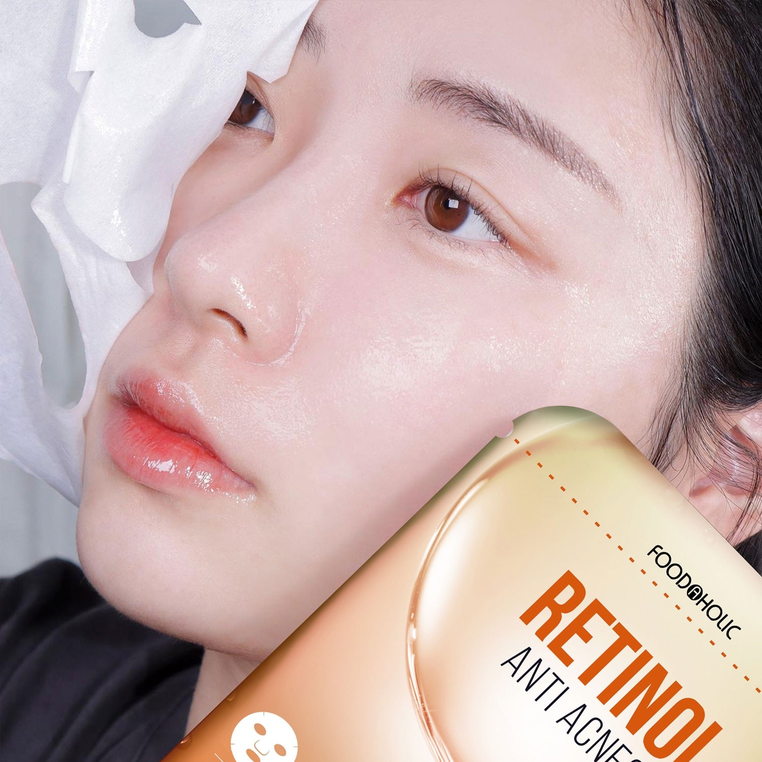 Mặt Nạ Foodaholic Giảm Mụn Kháng Viêm Retinol Anti Acne 23ml