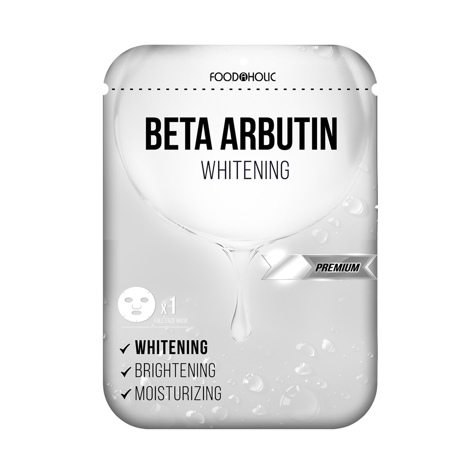 Mặt Nạ Foodaholic Dưỡng Trắng Làm Đều Màu Da Beta Arbutin Whitening Mask 23ml