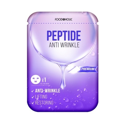 FOODAHOLIC Mặt Nạ Foodaholic Trẻ Hoá Lấp Đầy Vết Nhăn Peptide Anti Wrinkle Mask 23ml image