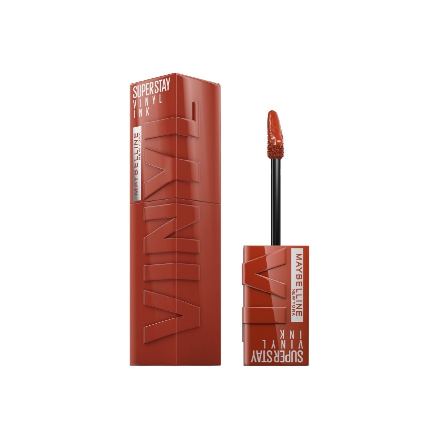 Son Kem Bóng Maybelline Super Stay Vinyl Ink 4.2ml .#130 Extra Đỏ Nâu Đất