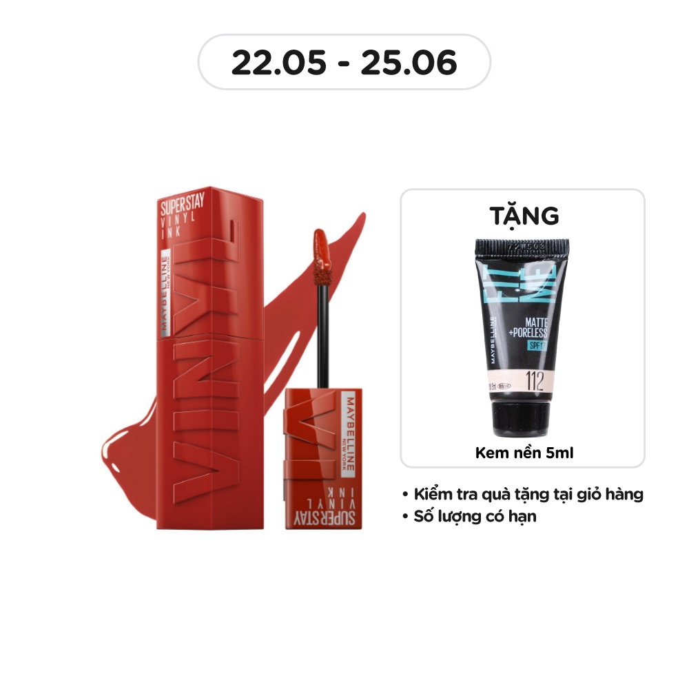 MAYBELLINE NEW YORK Super Stay Vinyl Ink 4.2ml .#61 Risky