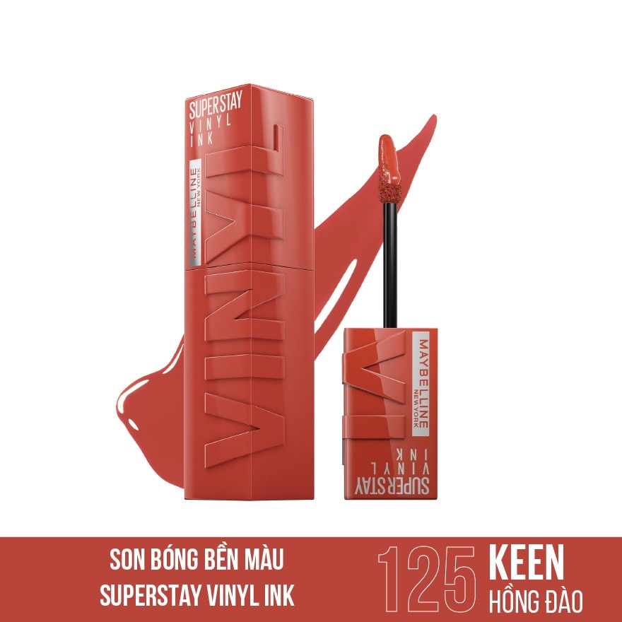 MAYBELLINE NEW YORK Super Stay Vinyl Ink 4.2ml .#125 Keen