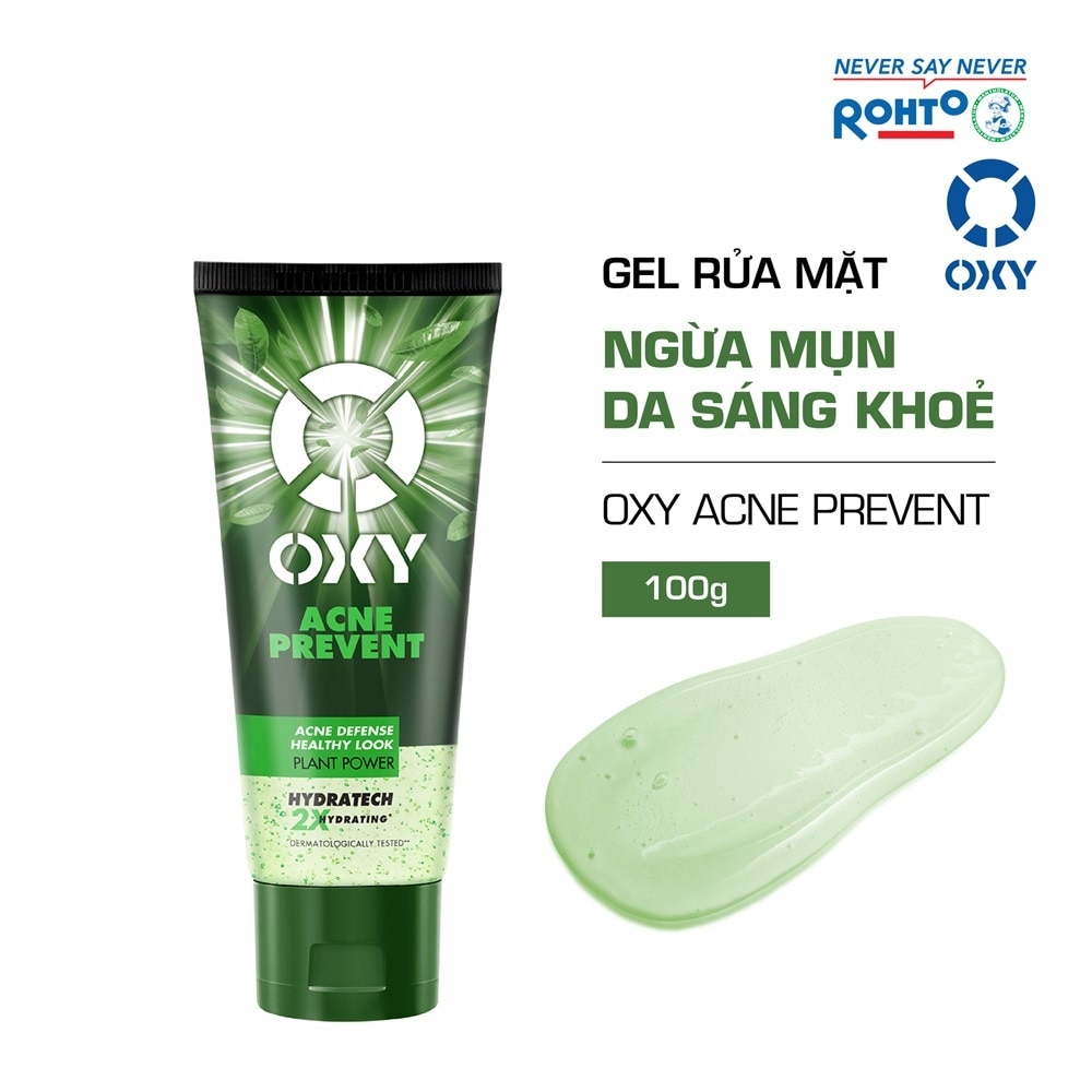Gel Rửa Mặt Oxy Sạch Sâu Ngừa Mụn Sáng Khỏe Acne Prevent 100g