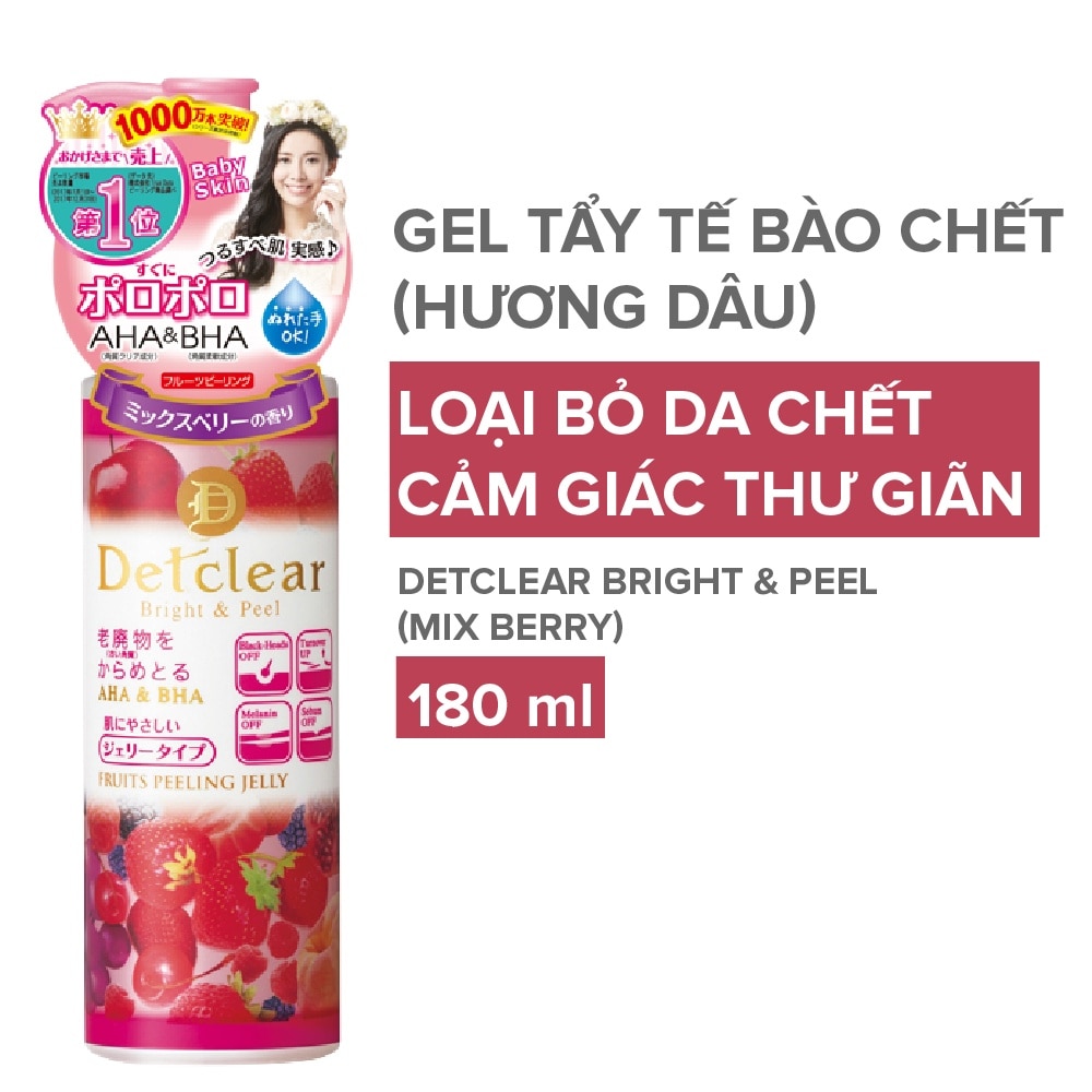 Detclear Mix Berry Bright And Peel Peeling Jelly 180ml