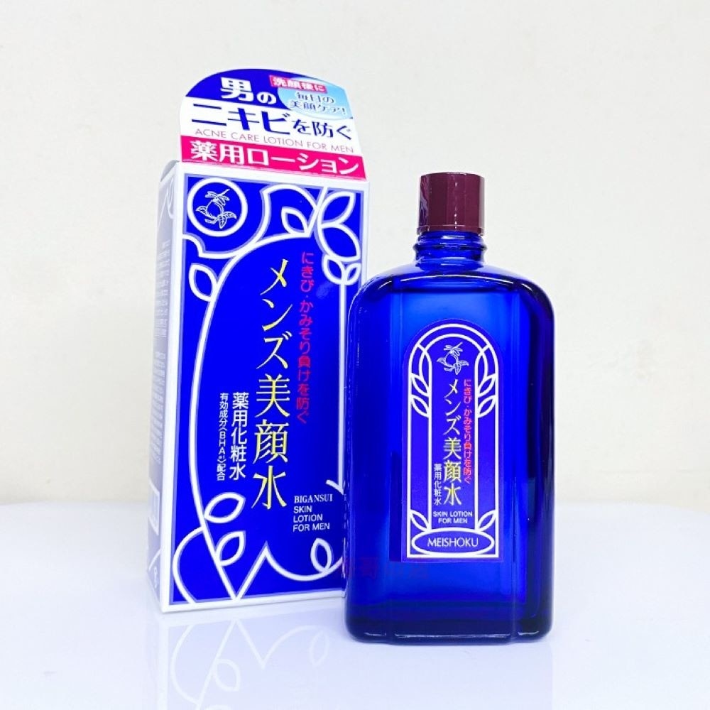 Nước Cân Bằng Meishoku Bigansui Ngăn Ngừa Mụn Dành Cho Nam 90ml