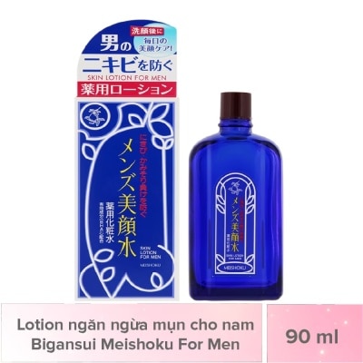 MEISHOKU Nước Cân Bằng Meishoku Bigansui Ngăn Ngừa Mụn Dành Cho Nam 90ml