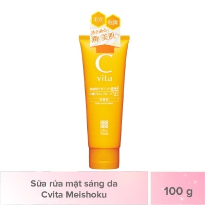 MEISHOKU Sữa Rửa Mặt Meishoku C Vita Sáng Da Clear Facial Wash 100g