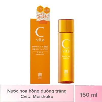 MEISHOKU Nước Hoa Hồng Meishoku C Vita Dưỡng Trắng Bright Up Lotion 150ml