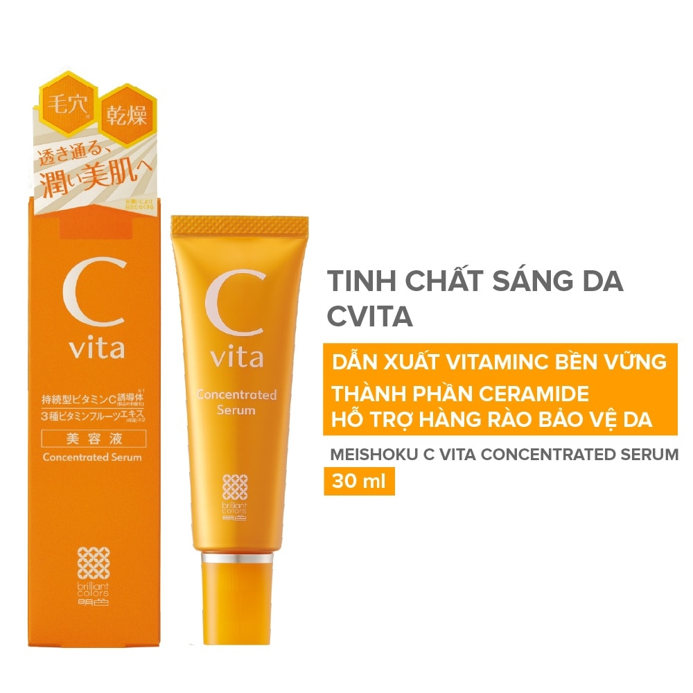 Tinh Chất Meishoku C Vita Dưỡng Trắng Da Concentrated Serum 30g