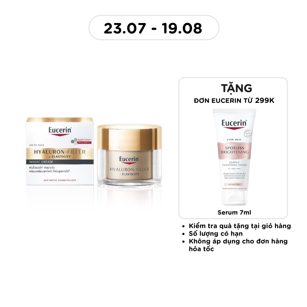 Kem Dưỡng Da Ban Đêm Eucerin Ngăn Ngừa Lão Hóa 50ml