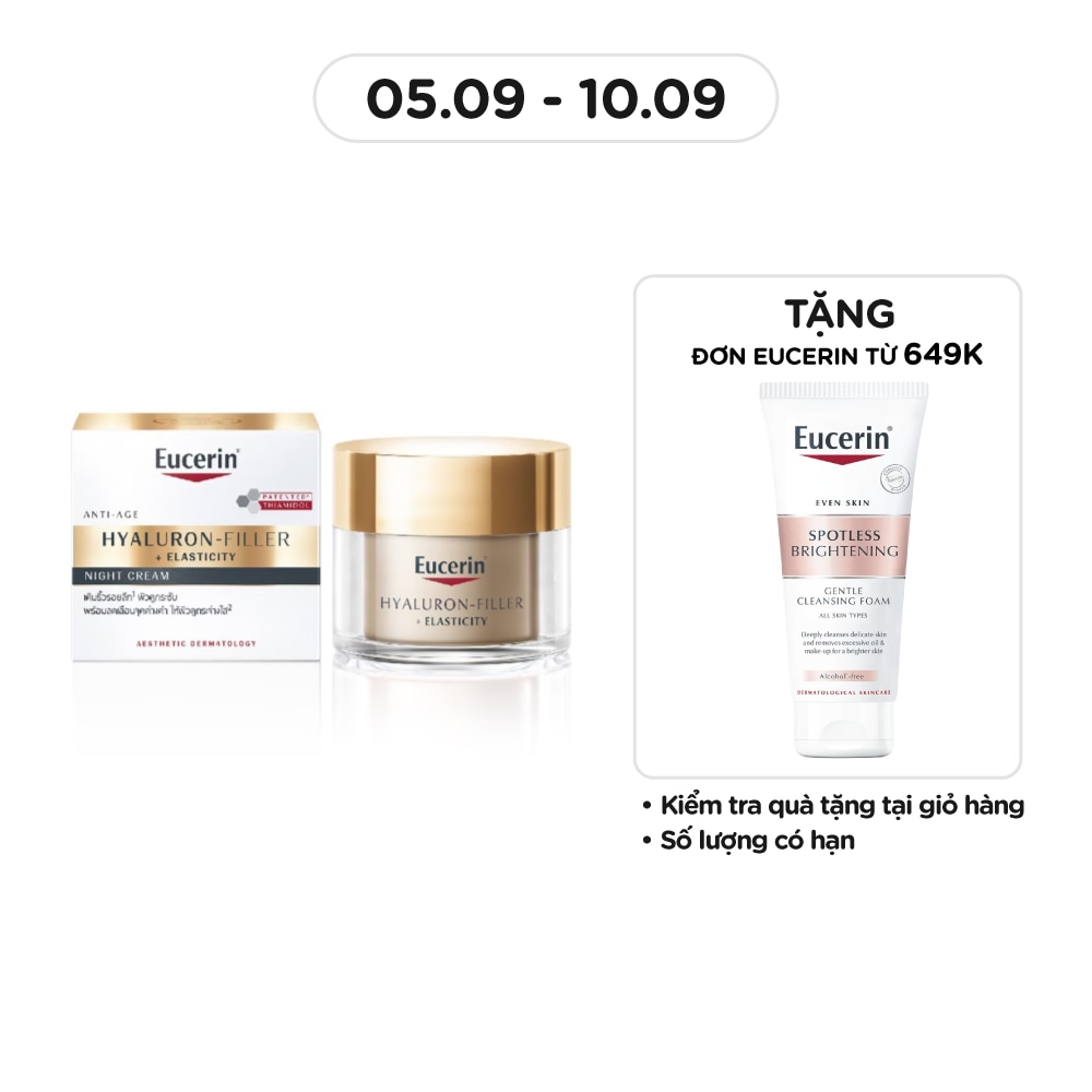Kem Dưỡng Da Ban Đêm Eucerin Ngăn Ngừa Lão Hóa 50ml