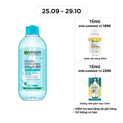 GARNIER Micellar Cleansing Water Salicylic BHA 400ml