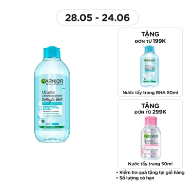 GARNIER - Micellar Cleansing Water Salicylic BHA 400ml