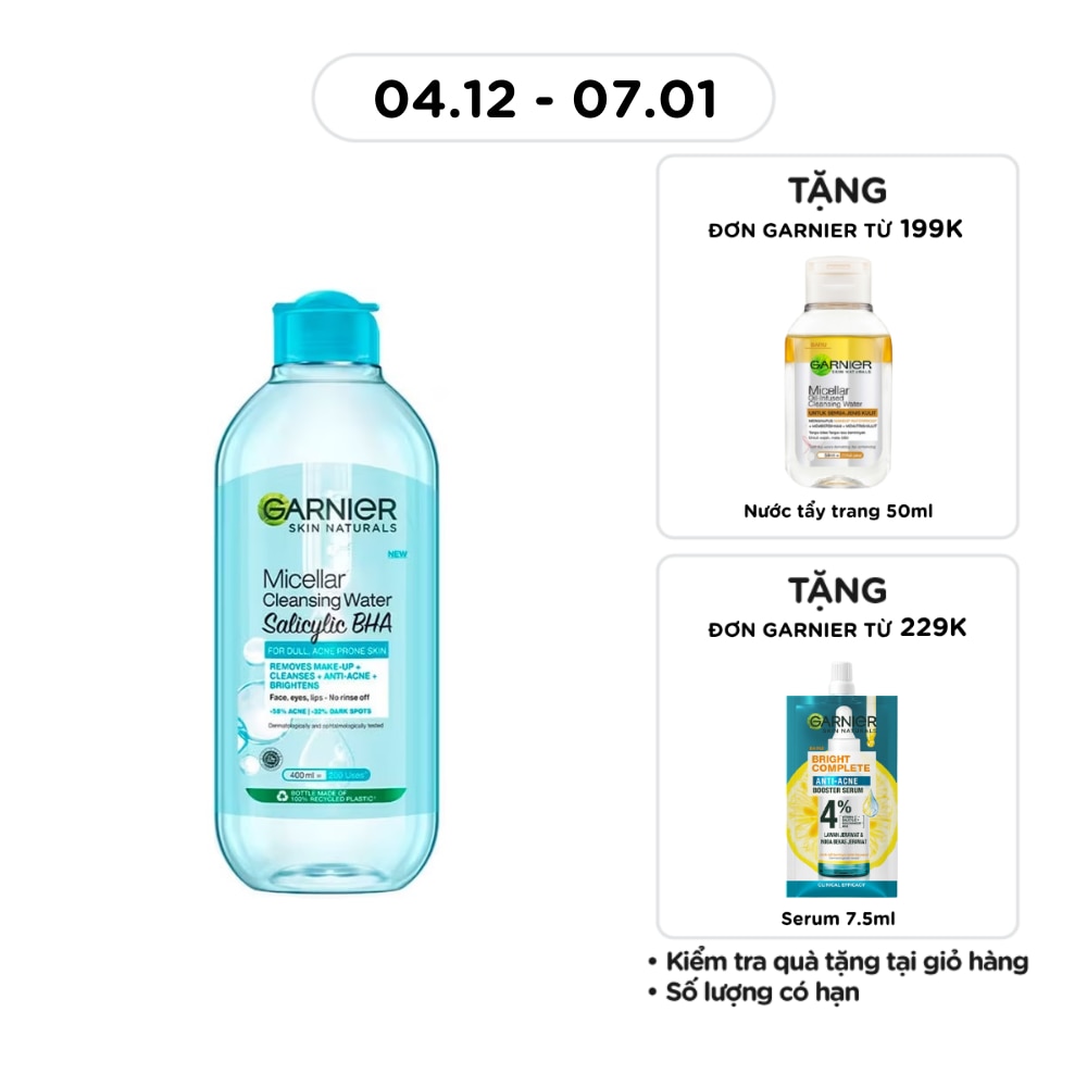 Micellar Cleansing Water Salicylic BHA 400ml