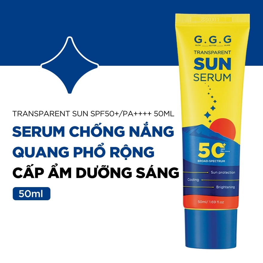 Transparent Sun Serum Broad Spectrum SPF50+ PA++++ 50ml