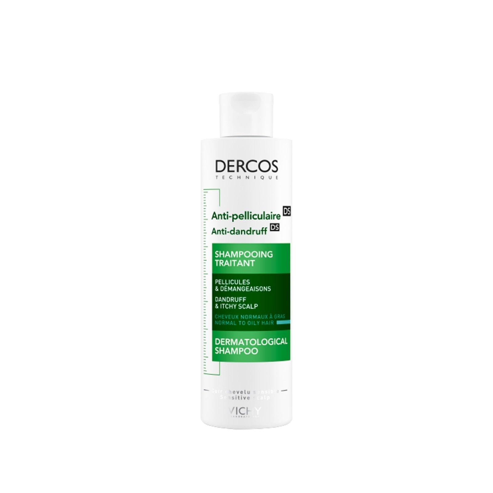 Dercos Technique Anti - Dandruff DS Dermatological Shampoo Dandruff & Itchy Scalp 200ml