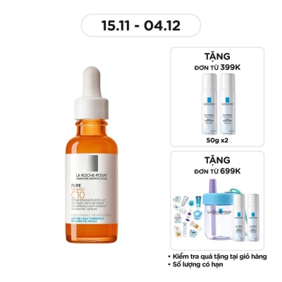 LA ROCHE POSAY Dưỡng Chất La Roche-Posay Giảm Lão Hóa Da Pure Vitamin C10 Serum 30ml