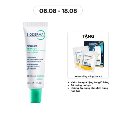 BIODERMA - Kem Dưỡng Bioderma Sébium Kerato+ Giảm Mụn Ngừa Thâm Mụn 30ml image