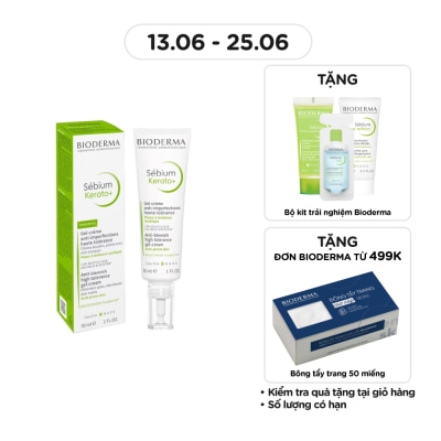 BIODERMA Kem Dưỡng Bioderma Sébium Kerato+ Giảm Mụn Ngừa Thâm Mụn 30ml