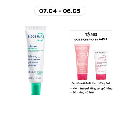 BIODERMA - Kem Dưỡng Bioderma Sébium Kerato+ Giảm Mụn Ngừa Thâm Mụn 30ml