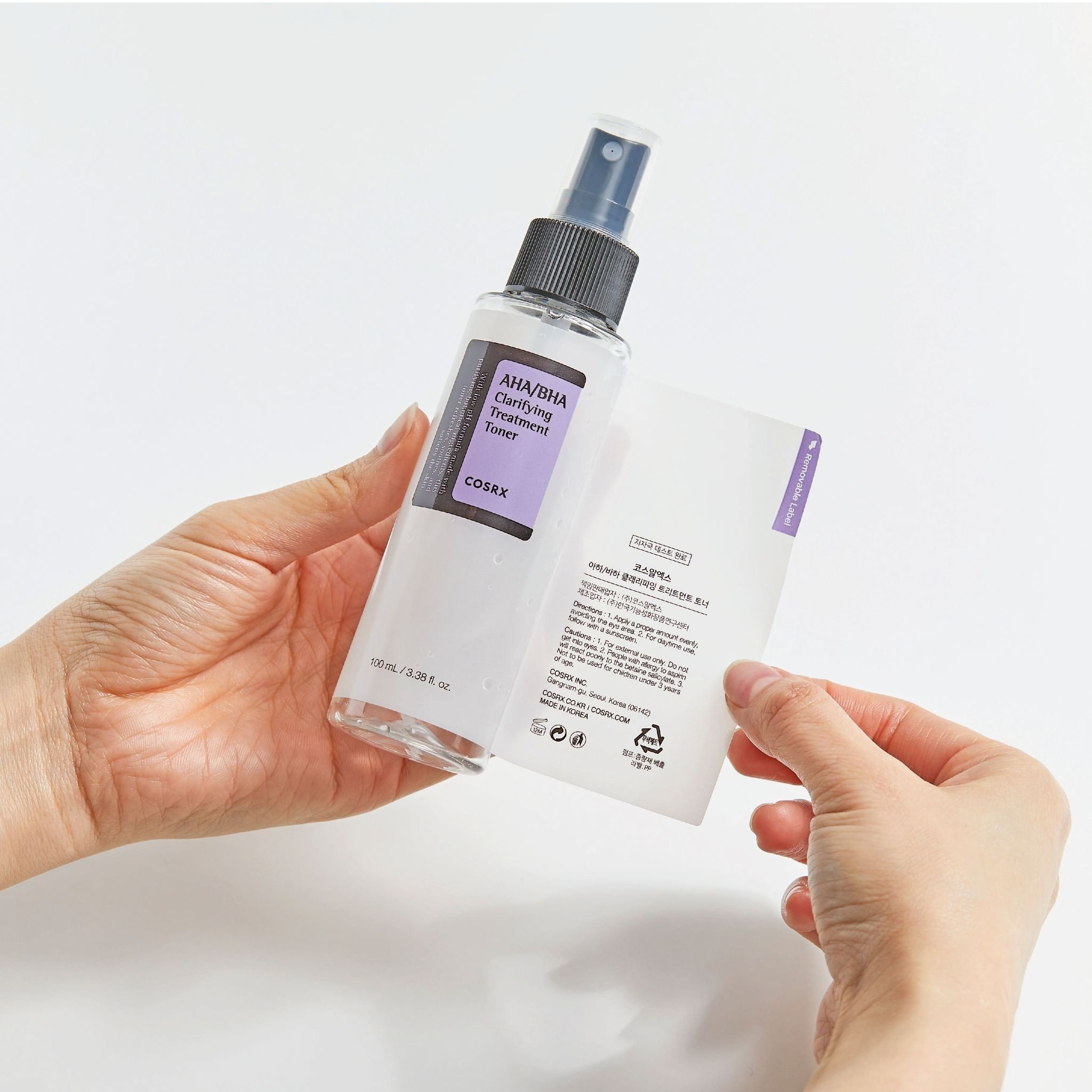 Nước Hoa Hồng Cosrx Làm Sạch Da AHA BHA Clarifying Treatment Toner 100ml image