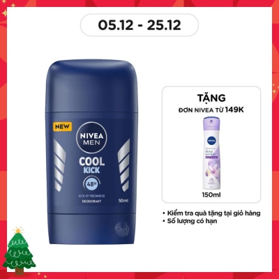 NIVEA Sáp Ngăn Mùi Nivea Men Mát Lạnh 50ml