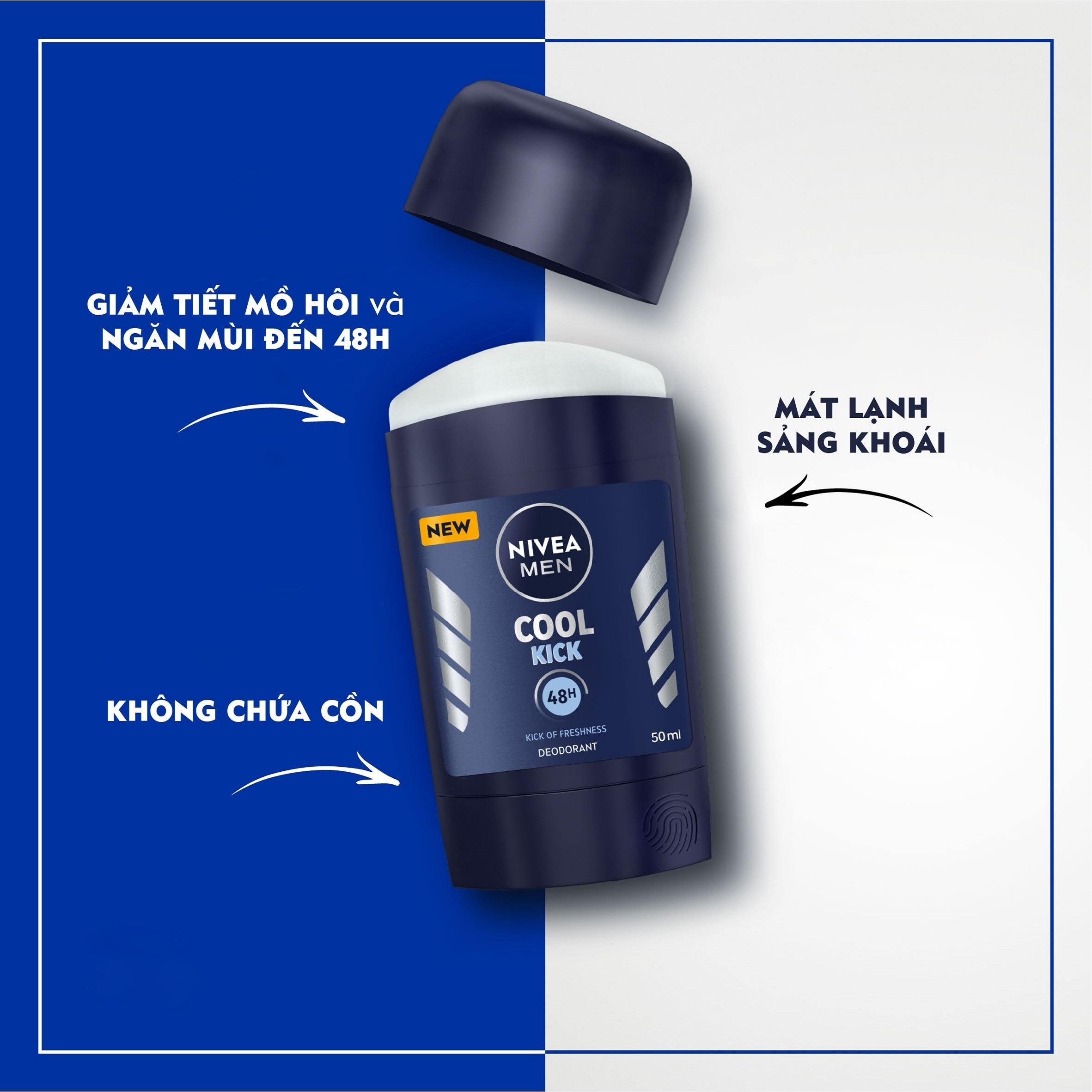 Sáp Ngăn Mùi Nivea Men Mát Lạnh 50ml