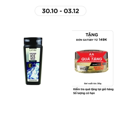 GATSBY Sữa Tắm Gatsby Cho Nam Shocking Ice Wave 250ml
