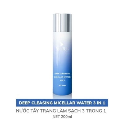 MIRI Nước Tẩy Trang Miri Làm Sạch 3 Trong 1 Deep Cleansing Micellar Water 200ml