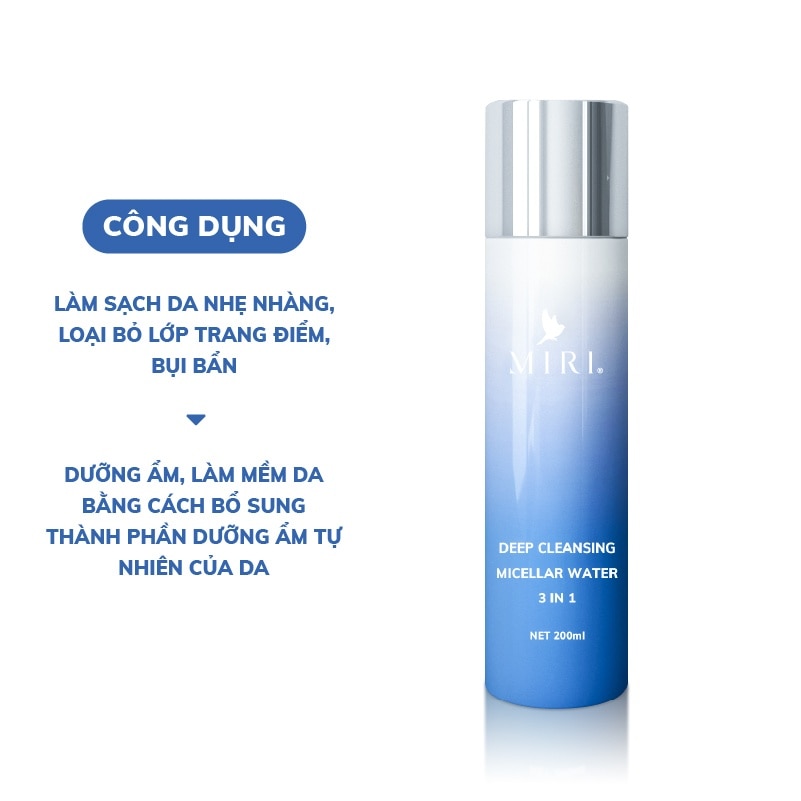 Miri Deep Cleansing Micellar Water 3 in 1 200ml