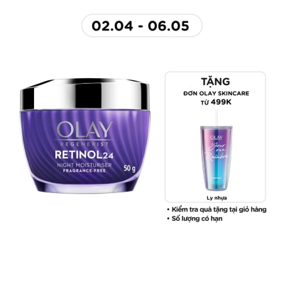 OLAY - Kem Dưỡng Ban Đêm Olay Regenerist Retinol24 Tái Tạo Da Night Moisturiser 50g